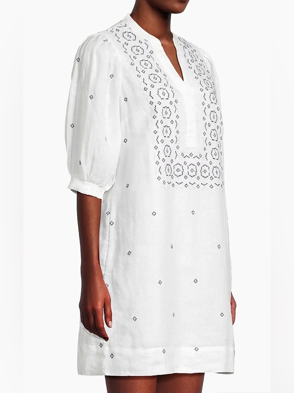 Lilly Pulitzer Women’s Mialeigh Embroidered Linen Shift Dress - Picture 5 of 14
